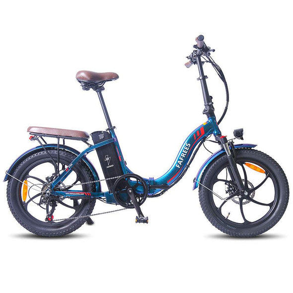 See Blau 20 Zoll E-Bike Klapprad Fatbike 250W 650Wh Akku 150km Reichweite