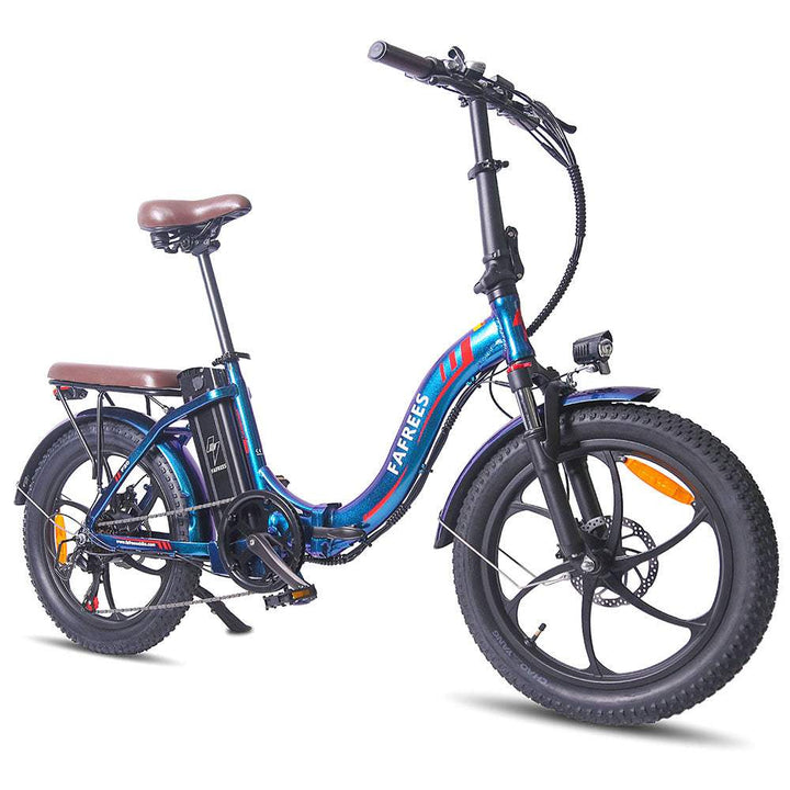 See Blau 20 Zoll E-Bike Klapprad Fatbike 250W 650Wh Akku 150km Reichweite