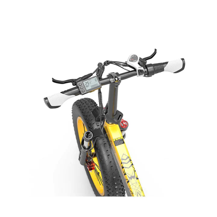 Gelb 20 Zoll E-Bike Klapprad Fatbike Mountainbike 1000W 720Wh Akku 100km Reichweite