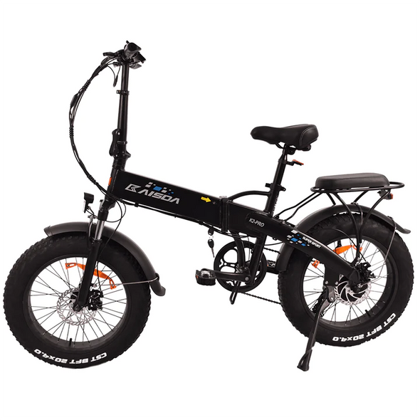 Schwarz 20 Zoll E-Bike Klapprad Fatbike Mountainbike 250W 620Wh Akku 60km Reichweite