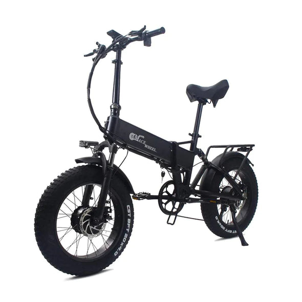 Schwarz 20 Zoll E-Bike Klapprad Fatbike Mountainbike 750W 820Wh Akku 110km Reichweite