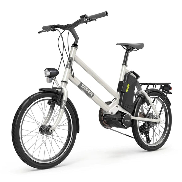 Weiß 20 Zoll E-Bike Trekking 250W 290Wh Akku 60km Reichweite
