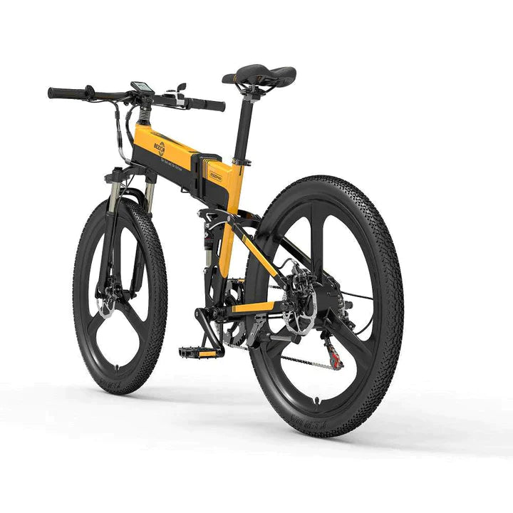 Schwarz 26 Zoll E-Bike Klapprad Mountainbike 500W 500Wh Akku 30km Reichweite