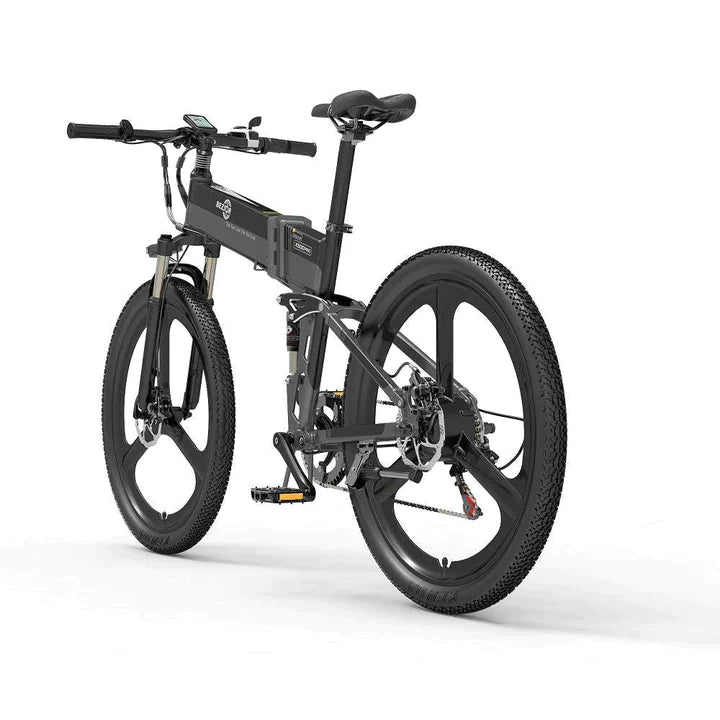 Schwarz 26 Zoll E-Bike Klapprad Mountainbike 500W 500Wh Akku 30km Reichweite