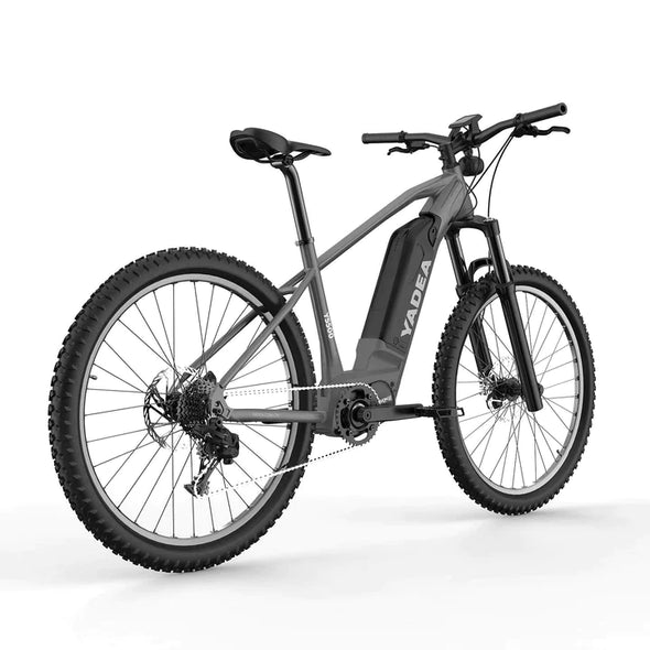Grau 27.5 Zoll E-Bike Trekking Mountainbike 350W 470Wh Akku 100km Reichweite